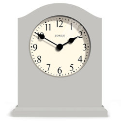 Jones Banbury Mantel Clock Grey